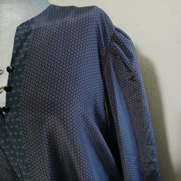 Vintage long sleeve dress vintage size 16 - Picture 4 of 8